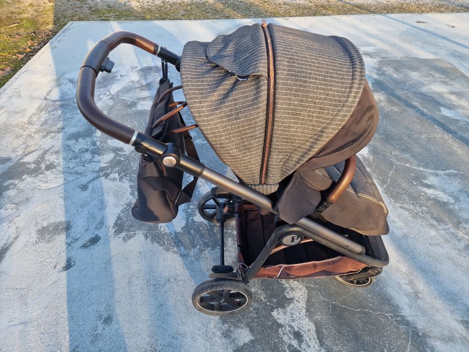 Количка, столче за кола, кош Peg Perego Veloce, цвят Fiat 500