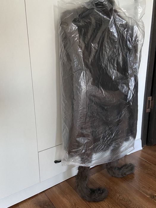 Шуба из искусственного меха