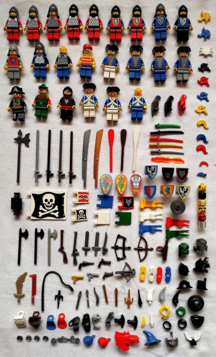 Lego Pirates/Castle/Wolfpack/Western Mинифигури/аксесоари/части