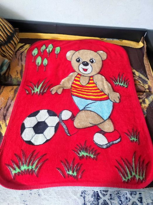 Одеяло детское синтетическое с рисунком