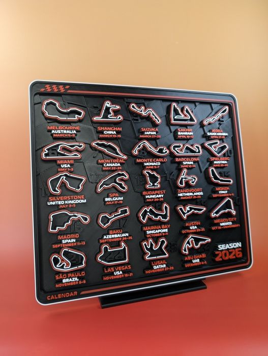 Calendar Formula 1 2026