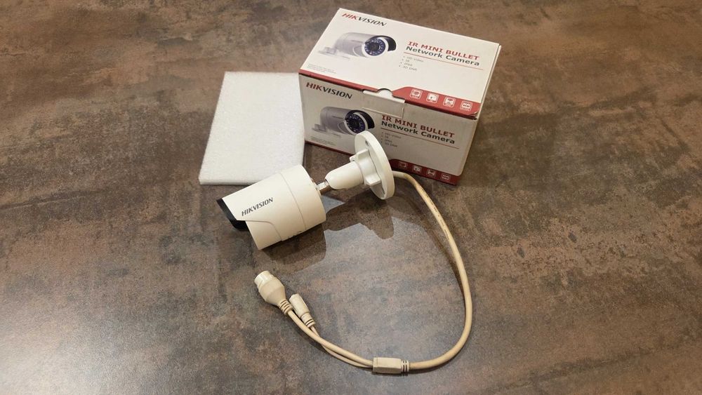 Camera Hikvision IP Mini Bullet, 5MP FHD+, IR 50m, PoE, Folosita