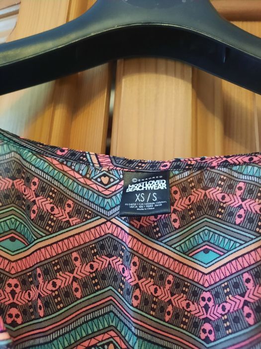 Rochie de plaja cu ciucuri mărimea S