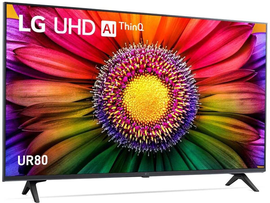 НОВ Телевизор LG 55UR80003LJ, 55", 4K Ultra HD, Smart TV, webOS 23