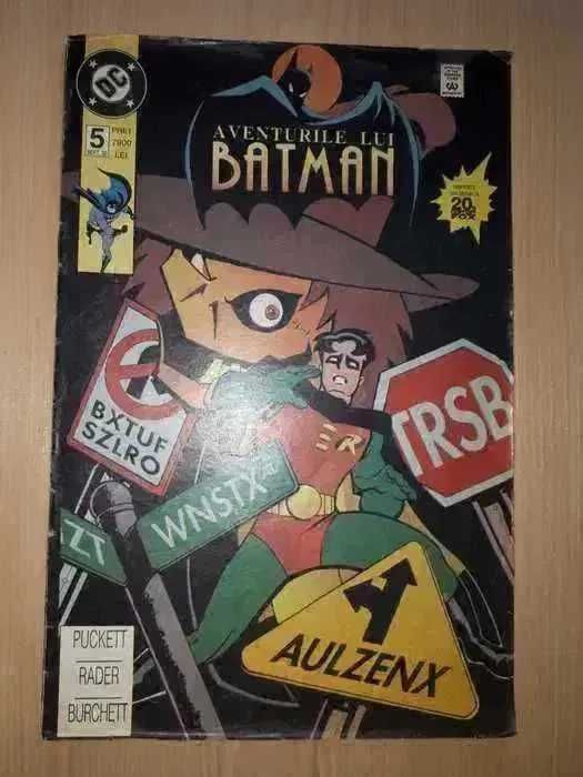 Revista romaneasca de benzi desenate Aventurile lui Batman