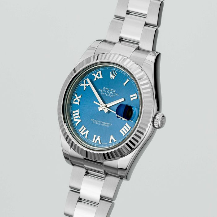 Rolex Datejust 41mm 116334 Azzuro Blue Roman