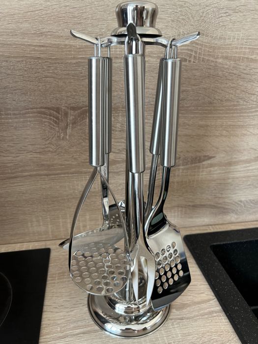 Набор кухонных принадлежностей из 6-ти шт нержавеющая сталь Elamina