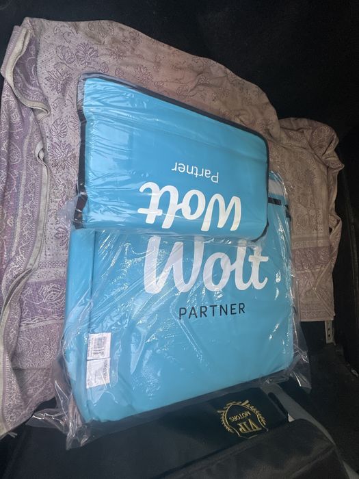 Wolt сумка для мопеда + ручная сумка