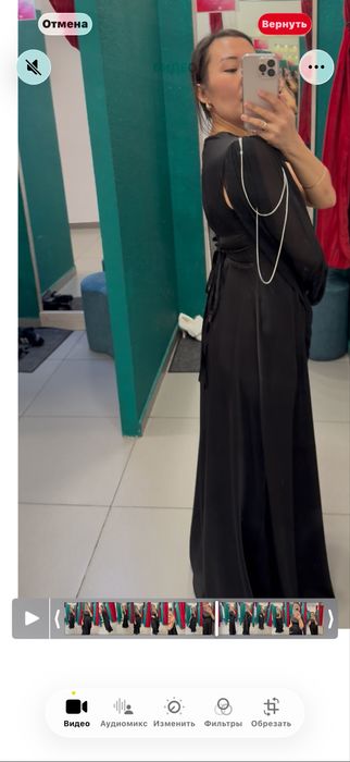 Вечернее платье черное выпускное