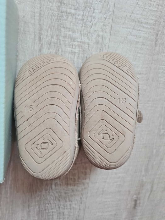 Бебешки кожени, боси обувки КК Barefoot