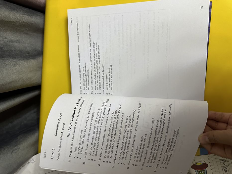 Cambridge Ielts academic тест