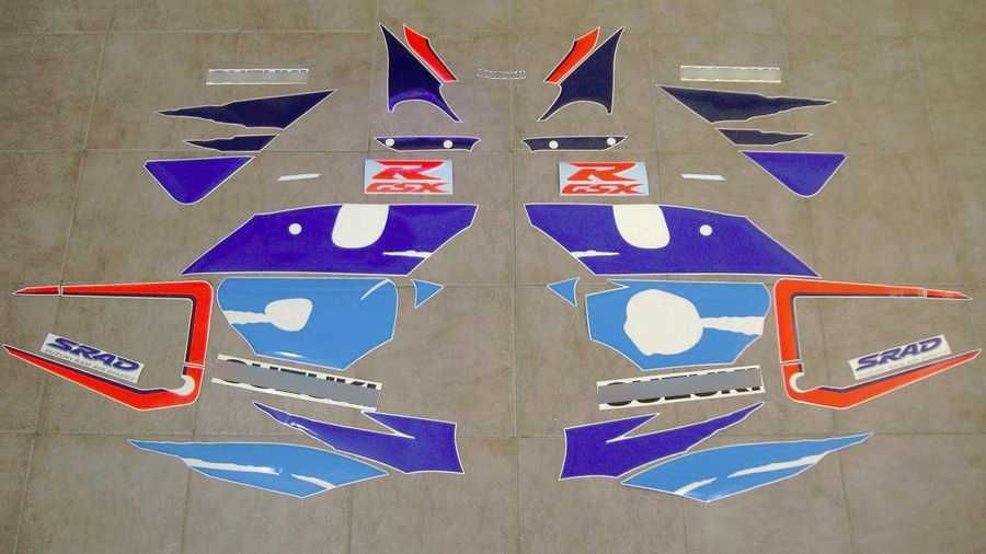 Стикери Сузуки GSXR 750 Srad 1996г.-1999г. Suzuki срад 1998 лепенки