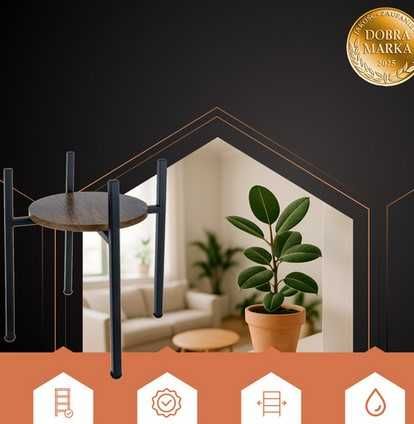 Стилна стойка за цветя тип Единичен цветарник