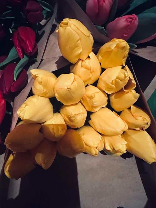 Тюльпаны оптом Алматы /Цветы Роза