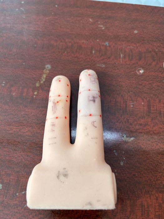 Муляж пальцев для иглорефлексотерапии