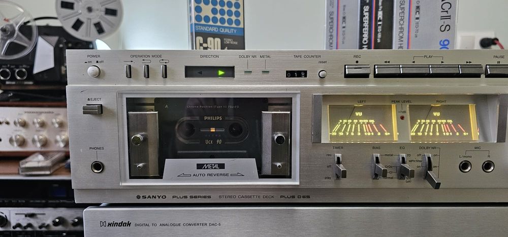 Casetofon Deck Sanyo Plus D 65