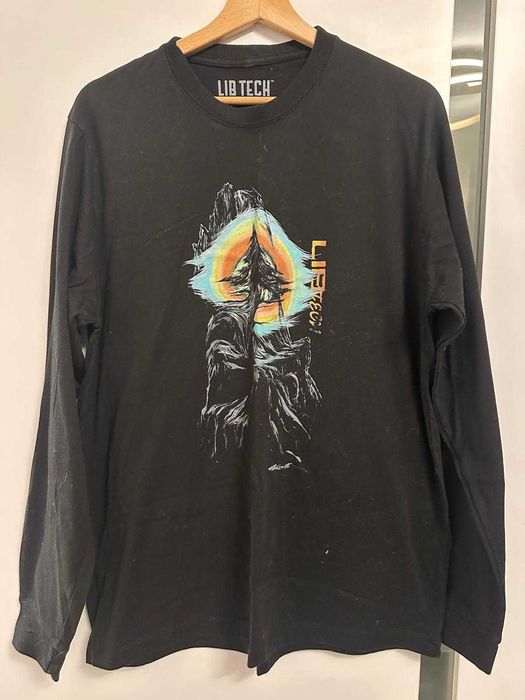 Bluza cu imprimeu Lib Tech negru L