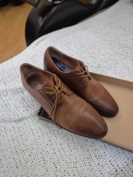 Pantofi maro, barbati, Leoflex, extrem de confortabili, marime 40