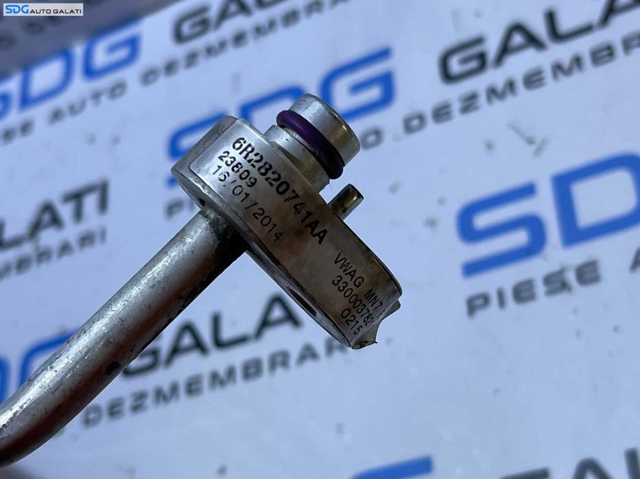 Furtun Conducta Teava cu Senzor Radiator Compresor AC Aer Conditionat Clima Volkswagen Polo 6R 2010 - 2014 Cod 6R2820741AA 5K0959126 [L8810]