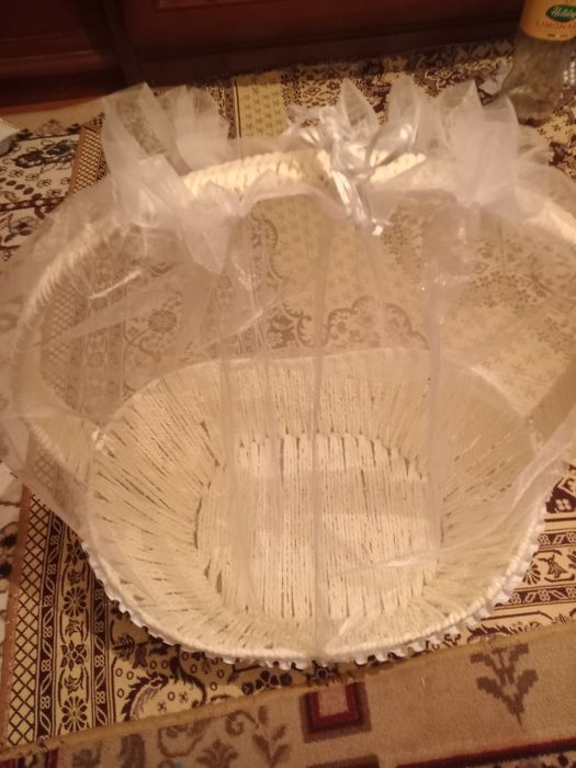 Корзина Кудалық белый