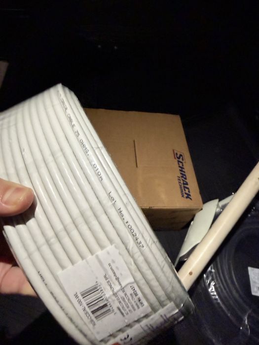 Cablu coaxial antena TV RG6 100m sigilat (ignifug)