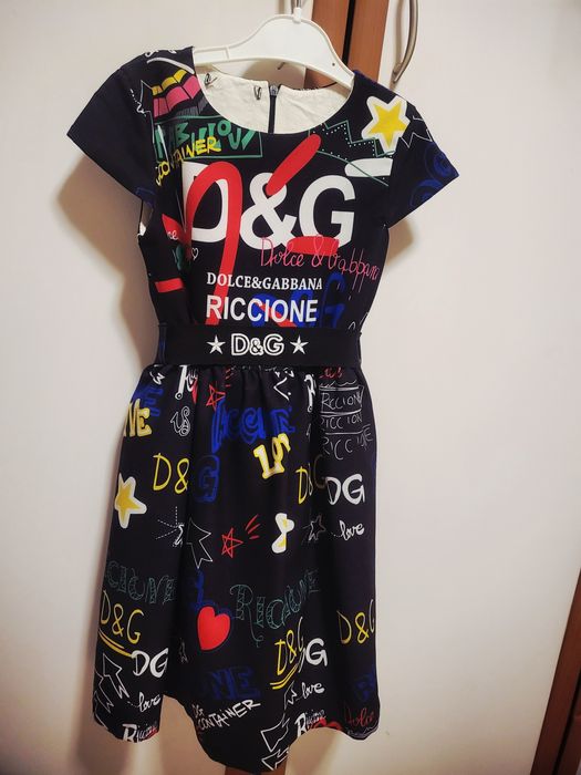 Разкошна детска рокля- D &G