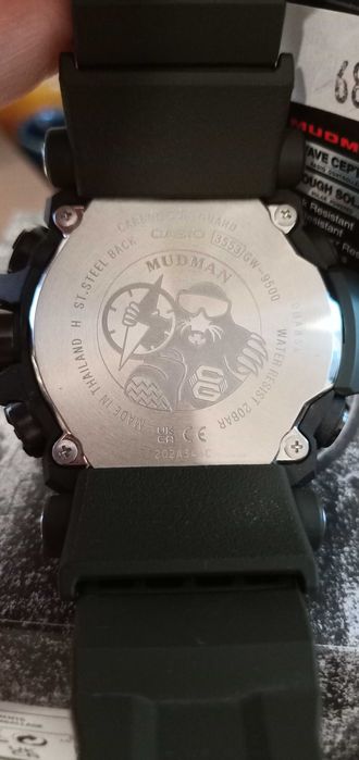 ЧИСТО НОВ часовник Casio gw9500-3ER mudman 23 месеца остат. гаранция