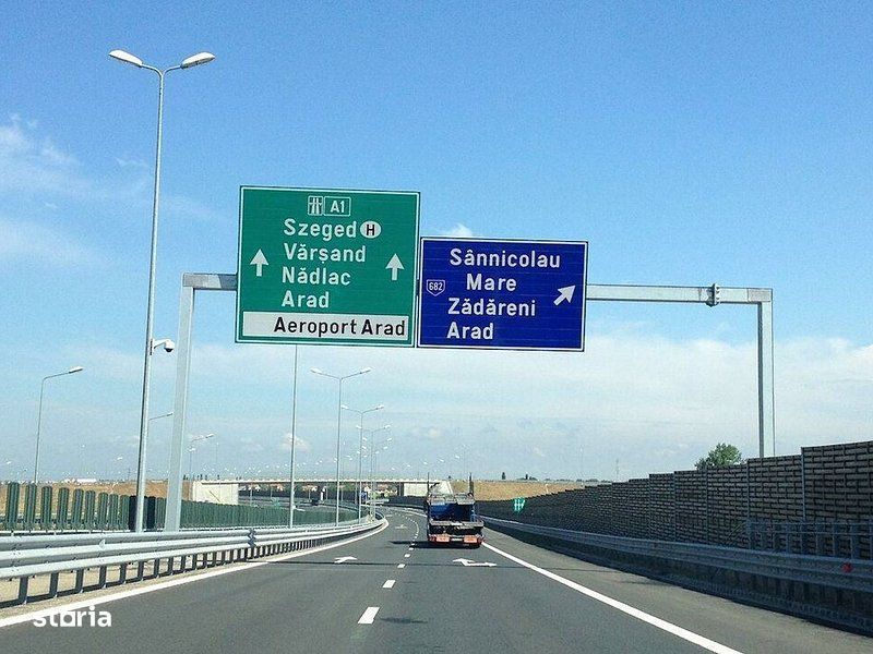 De vanzare Teren industrial Aradul nou A1 catre Zadareni