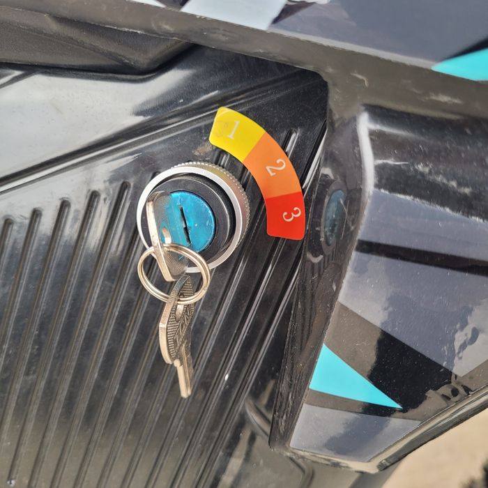 Motocross copii electric 1000W, 48V KXD pro 3 viteze, roti R14/12