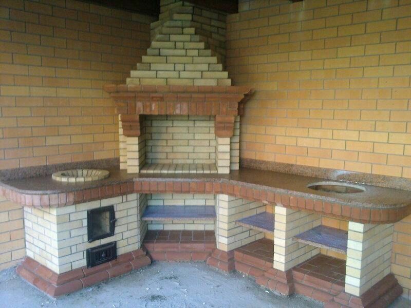 Строим ЛЕТНИЕ КУХНИ.Камины. Очаги. Барбекю.