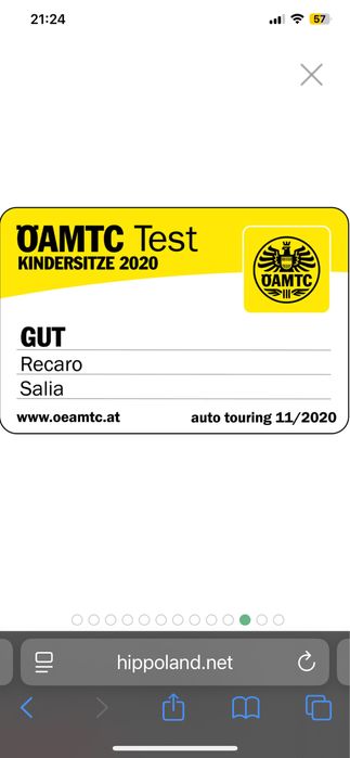 Детско столче за кола Recaro