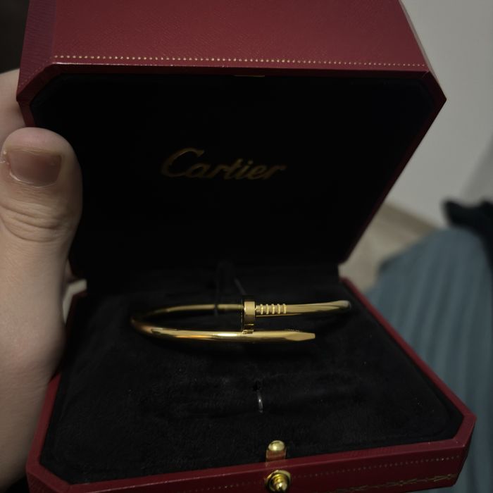 Cartier Nail Bracelet Gold Plated