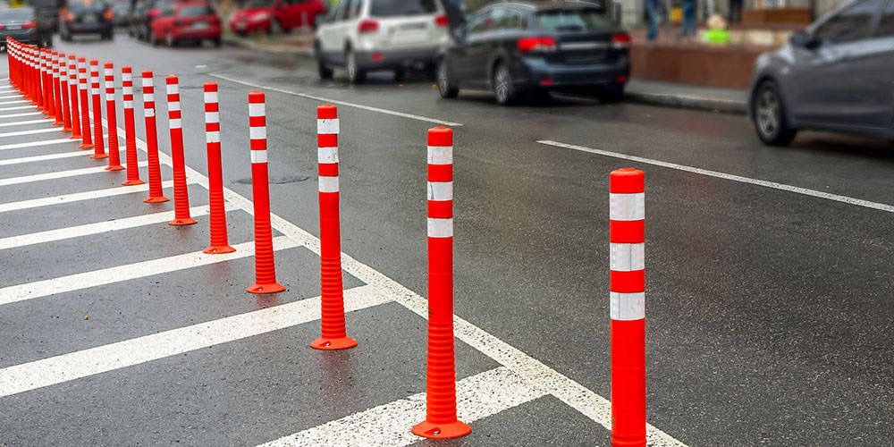 Столбики дорожные геливие фишки 75см