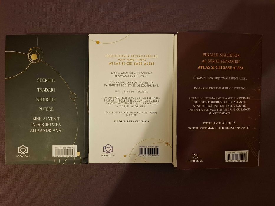 Trilogia COMPLETĂ The Atlas – Olivie Blake stare FOARTE BUNĂ!