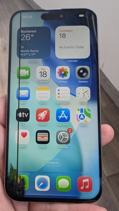 iPhone 15 pro max 256 GB Grey  display spart