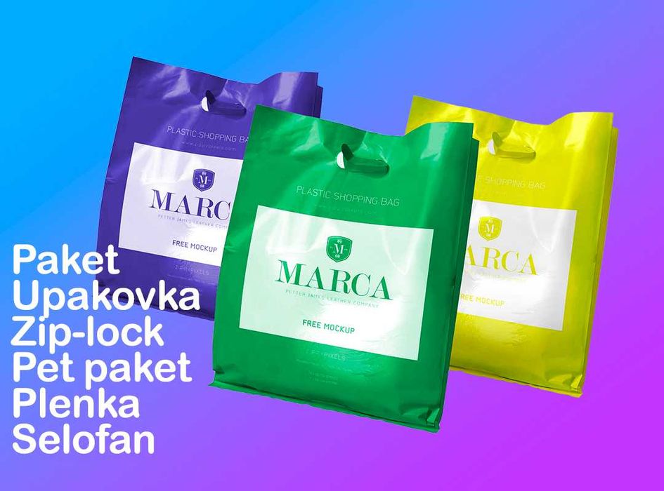 Paket qadoqlash upakovka plenka logo-paket zip-lock optom zavod