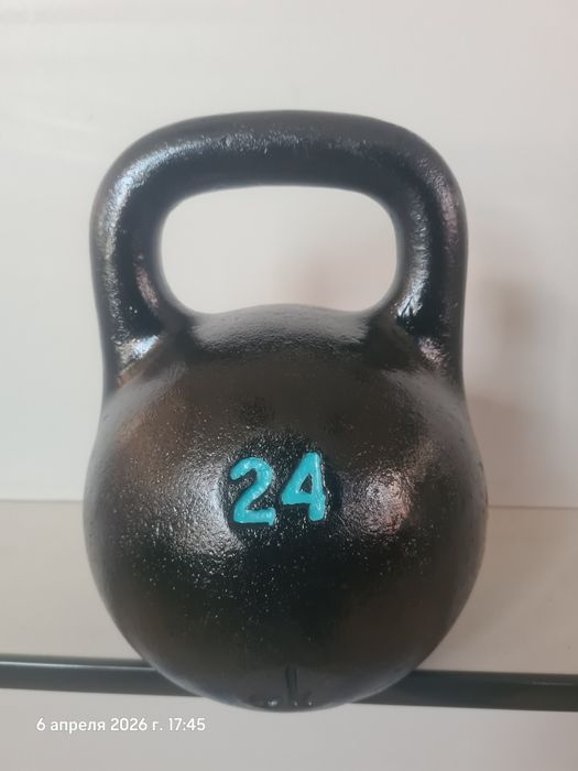 Гиря.  24 кг.  СССР
