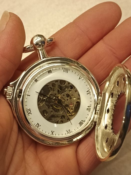 Механичен часовник мъжки ,джобни ретро часовници Poljot 2614.2H 17