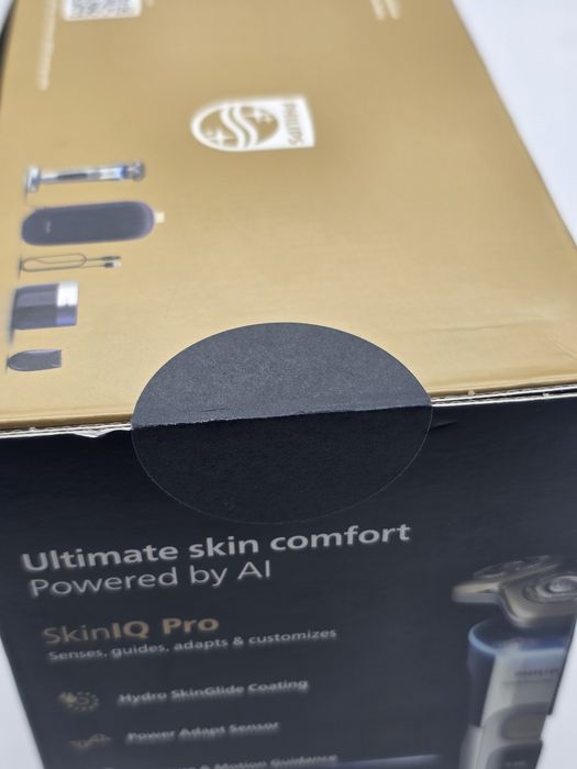 Aparat electric de barbierit PHILIPS i9000 Prestige Ultra XP9404/31, tehnologie SkinIQ Pro, autonomie 60 min, produs SIGILAT