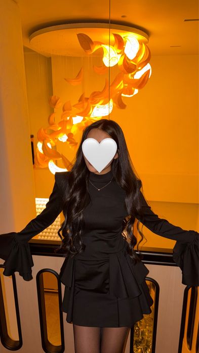 Платье черное, s размер