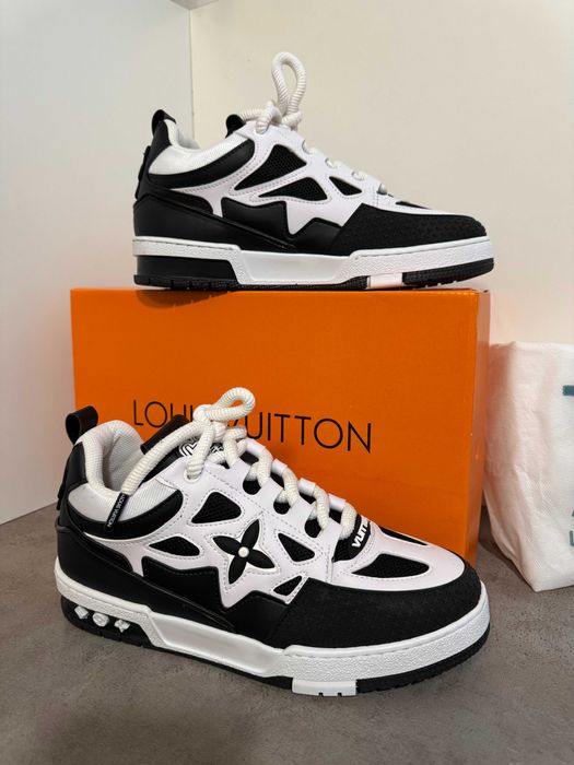 Adidasi Louis Vuitton Trainer Sneaker Black-White Produs Nou-Full Box