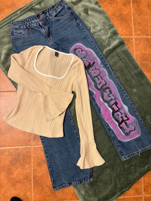 Лот дрехи- две рокли + дънки обща цена 15€