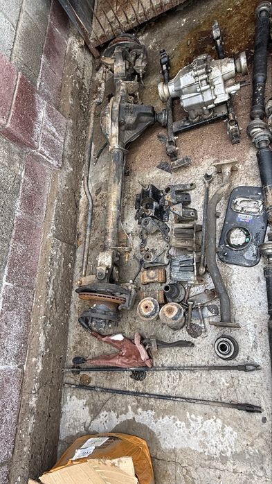 Газель раздатка, передний мост в сборе, кардан.