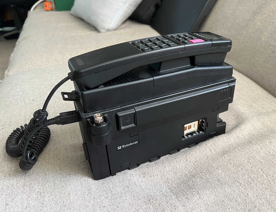 Telefon auto vintage Siemens Telekom DI-314 GSM CEPT colectie rar