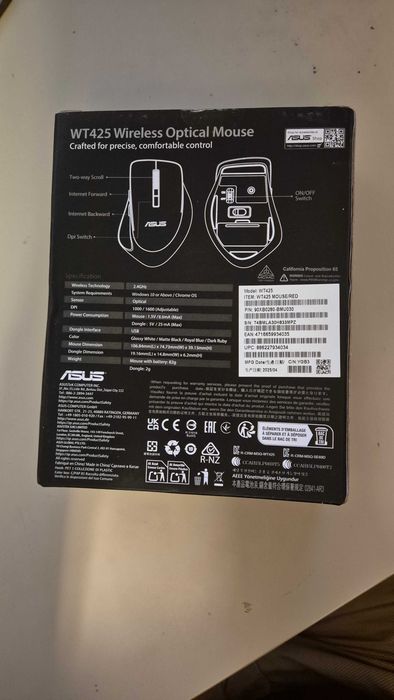 Mouse Wireless Asus WT425