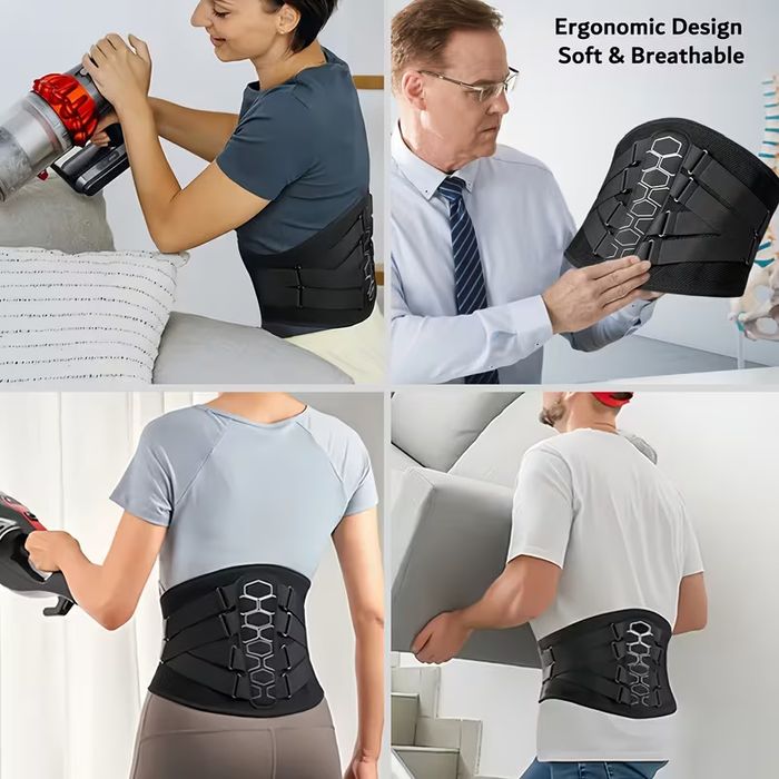 Ортопедичен колан с метални пластини против дискова херния за работа