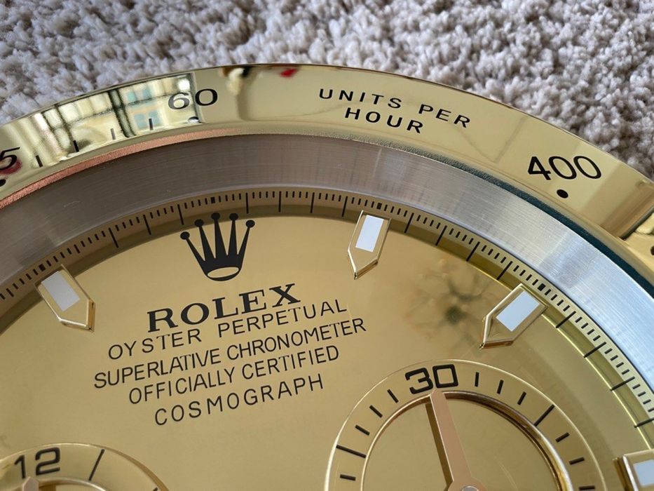 Ceas ROLEX de perete metalic 34 cm