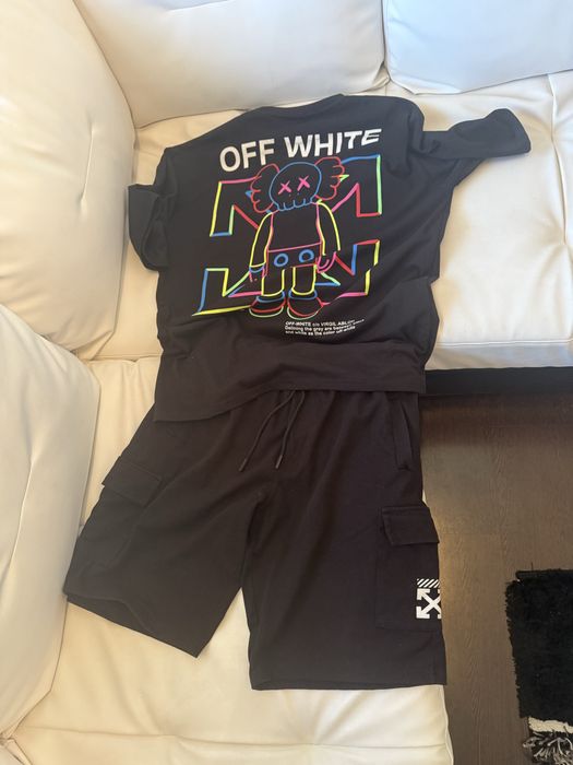 Compleu off white negru