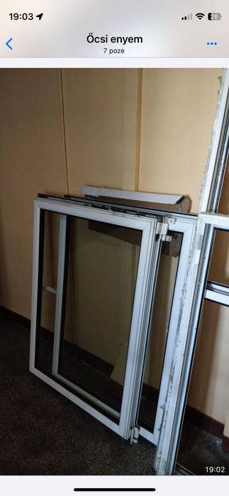 Vând geam termopan profil aluminiu