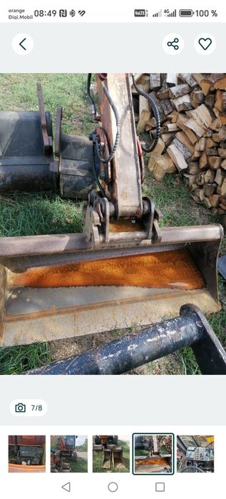 Fiat hitachi 6 tone pe roti